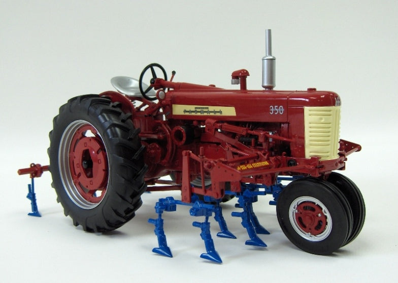1/16 International Harvester Farmall 350 Gas Narrow Front Tractor with 255 Cultivator by SpecCast