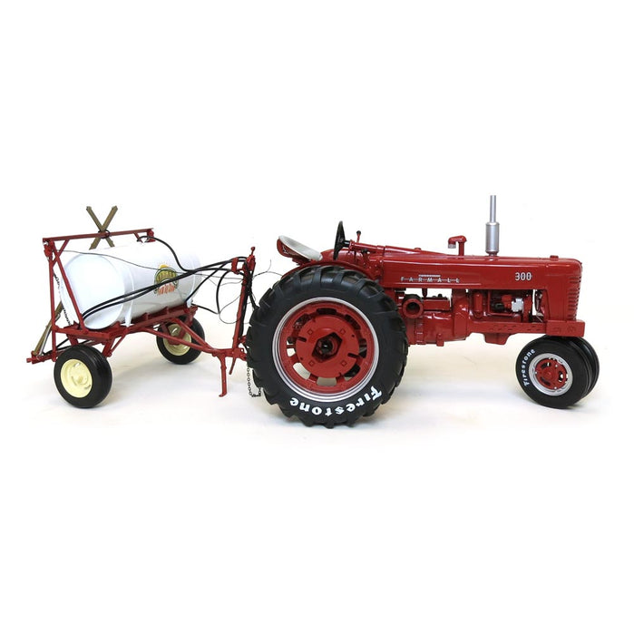 1/16 IH Farmall 300 Narrow Front with Firestone Tires & Pull Type Sprayer, 2009 Summer Farm Toy Show