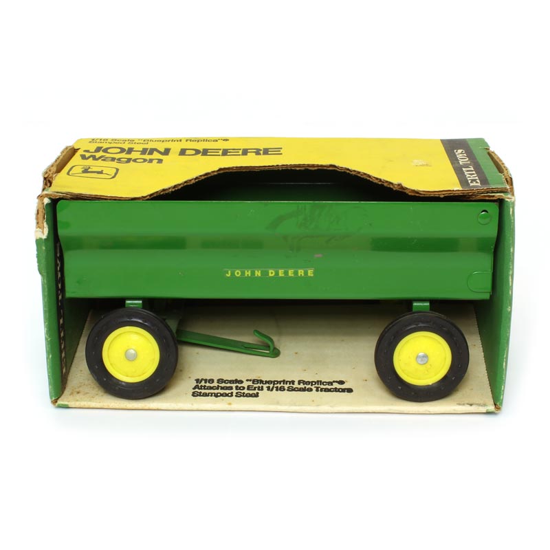 (B&D) 1/16 John Deere Flare Box Wagon in Old Box by ERTL - Damaged Item