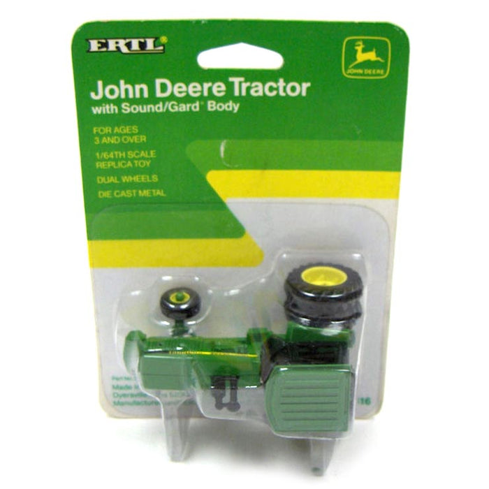 1/64 John Deere Tractor with Sound Gard Body & Duals by ERTL