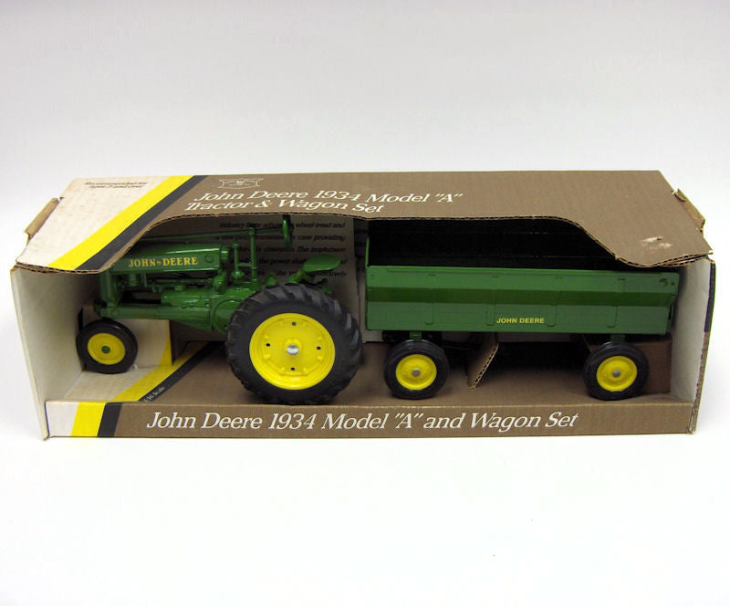 1/16 John Deere Unstyled A & Wagon, Made in the USA