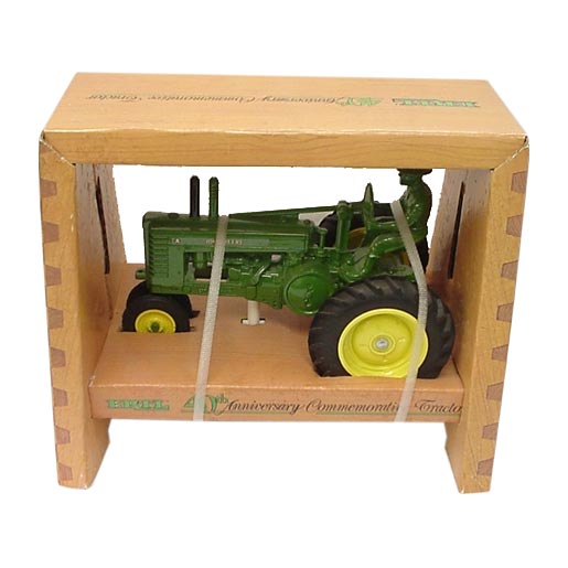 1/16 John Deere A Tractor with Driver, ERTL 40th Anniversary Commemorative Tractor
