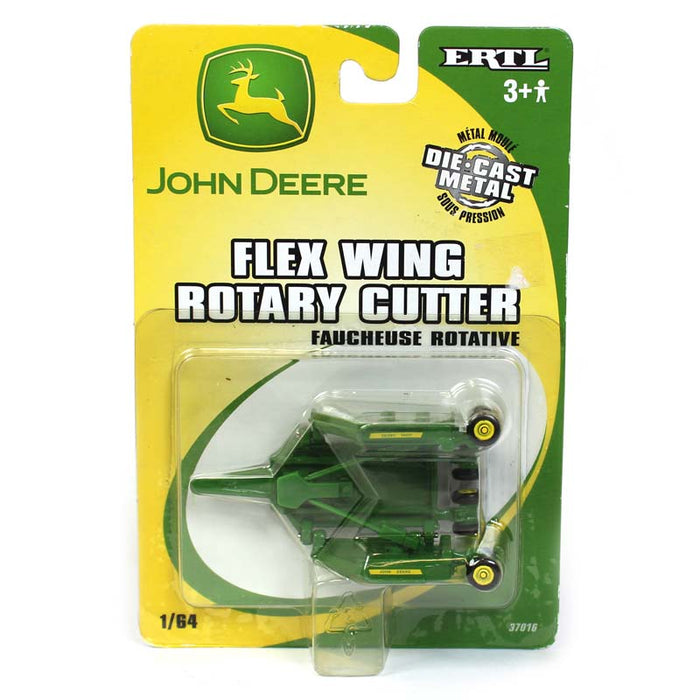 1/64 John Deere Rotary Mower with Folding Wings-Old Style