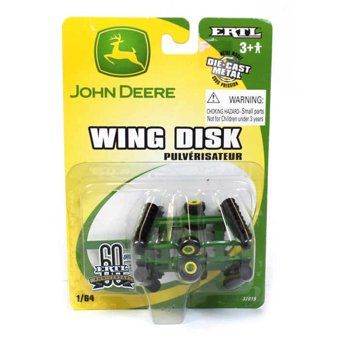 (B&D) 1/64 John Deere Wing Disk by ERTL - Damaged Box