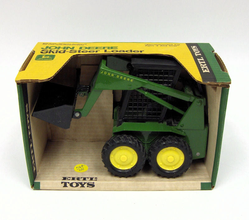 1/16 John Deere Green Steel Skid Steer Loader - Older Version Box by ERTL