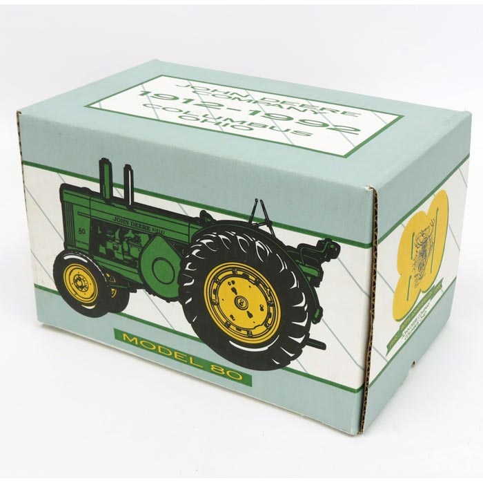 (B&D) 1/16 John Deere Model 80, Columbus Ohio 80th Anniversary 1912-1992 - Damaged Box