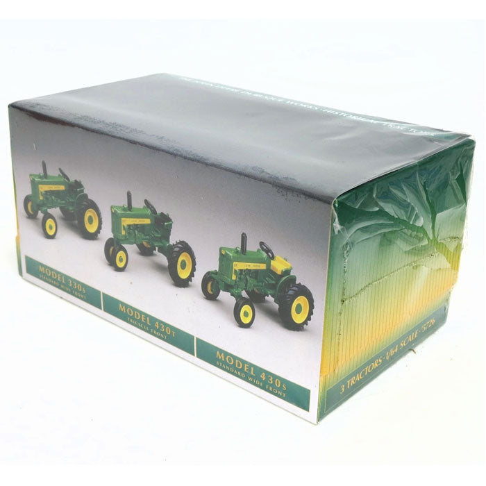 1/64 John Deere Tractor Set with 330S, 430T & 430S, Dubuque Works Set #1 by ERTL
