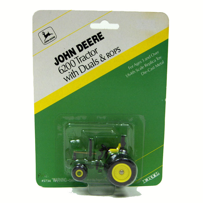 1/64 John Deere 6200 with Duals and ROPS by ERTL