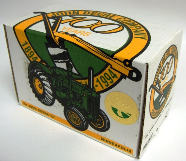 1/16 John Deere Model D Tractor, 100 Years Green Minneapolis Edition