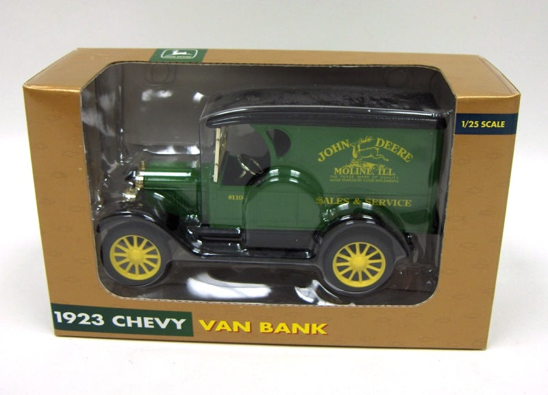 1/25 1923 Chevy Van Bank, #110 John Deere Series