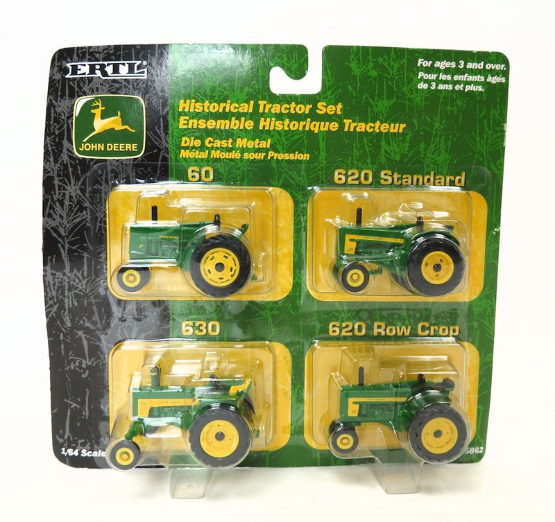 1/64 John Deere Historical 4 Piece Tractor Set by ERTL