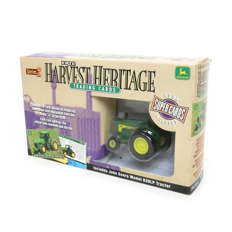 1/64 John Deere 630 LP with ERTL Harvest Heritage Series 2 Trading Cards