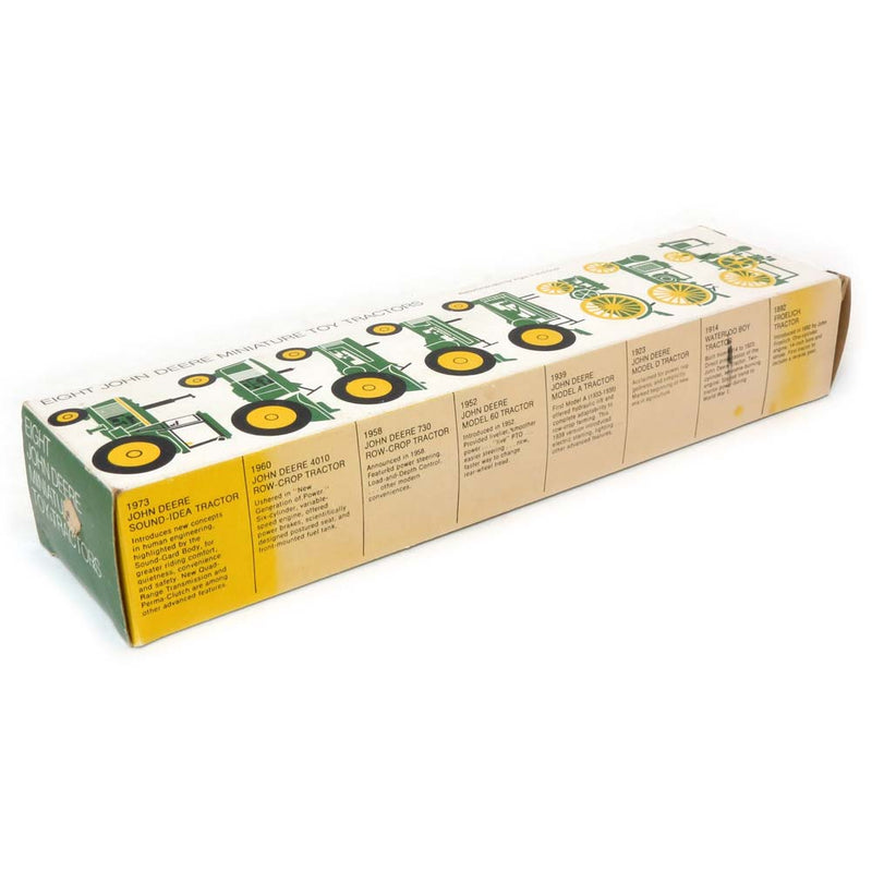 1/64 John Deere Toy Tractor Set by ERTL, Made in the USA in the 1970s