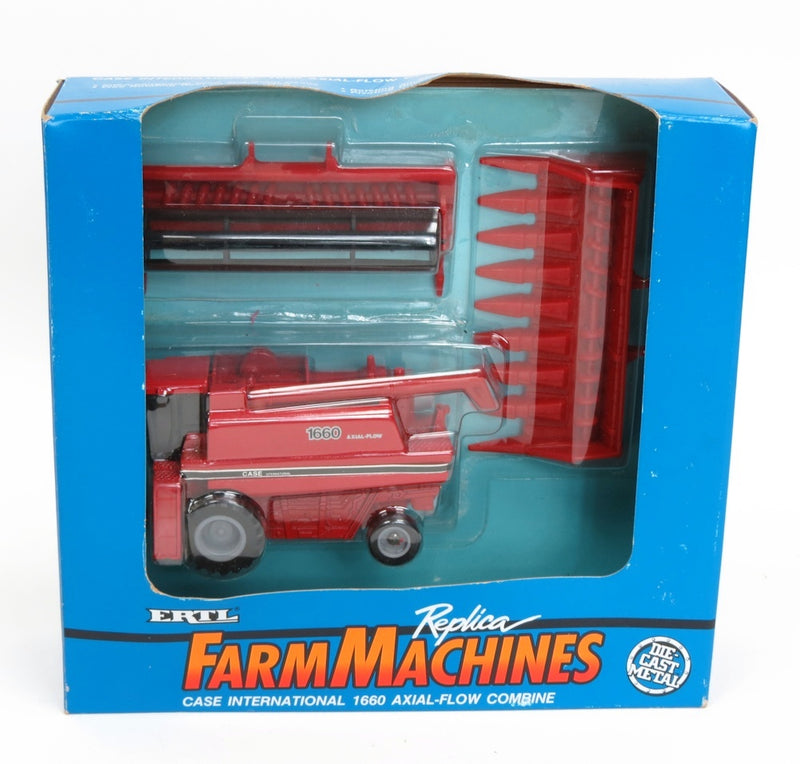 1/64 Case International 1660 Axial-Flow Combine with Corn & Grain Heads