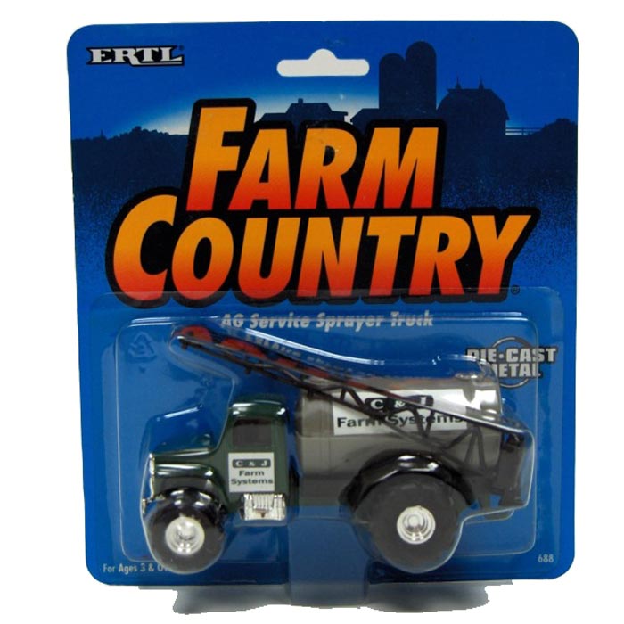 1/64 C&J Farm Systems Truck Sprayer with Booms