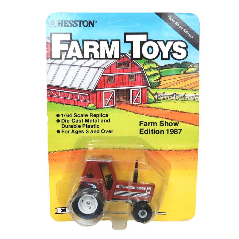 1/64 Hesston 180-90 Tractor with FWA, 1987 Farm Show by ERTL