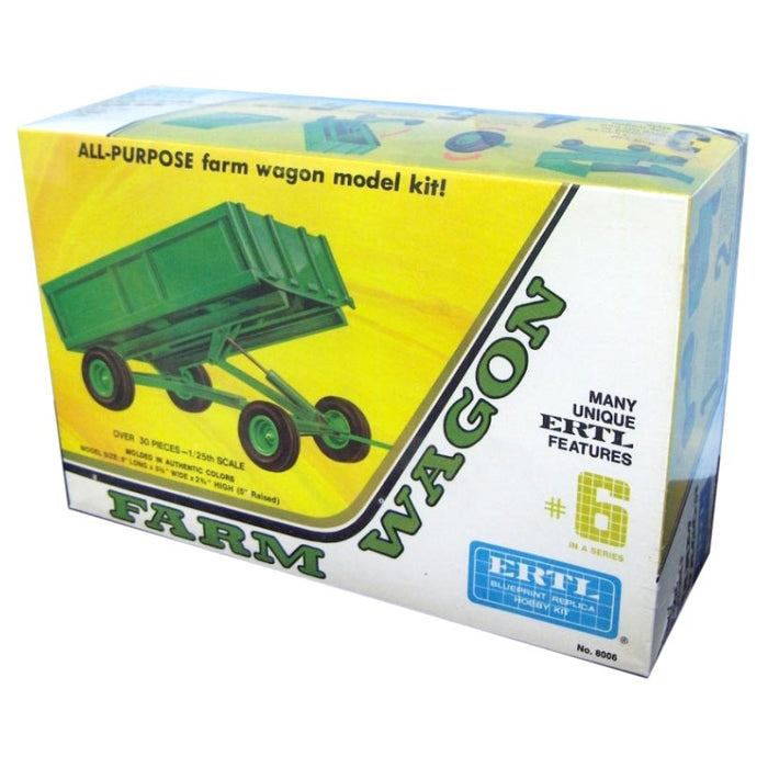 1/25 John Deere Green Farm Wagon Model Kit by ERTL