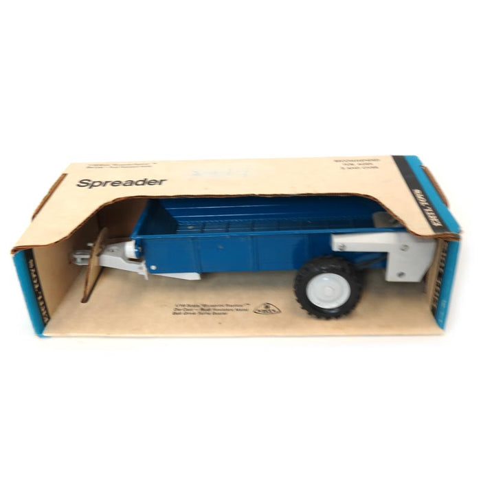 1/16 Blue & Grey Single Axle Box Spreader Blueprint Replica by ERTL