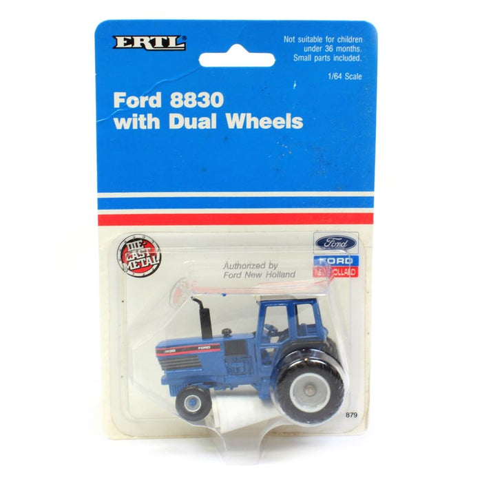 (B&D) 1/64 Ford 8830 with Dual Rear Wheels by ERTL - Damaged Item and Pack