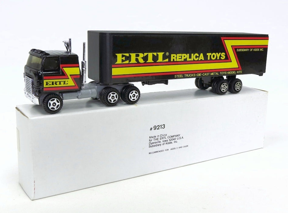 1/64 Black Cabover with ERTL Replica Toys Decals