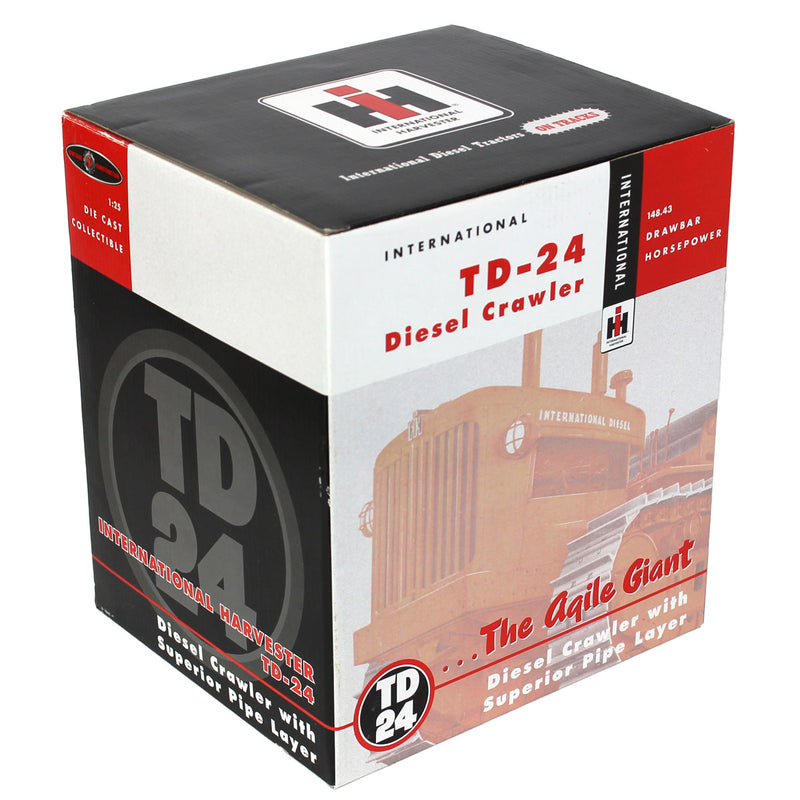 1/25 International TD-24 Diesel Crawler with Pipe Layer in High Detail by SpecCast