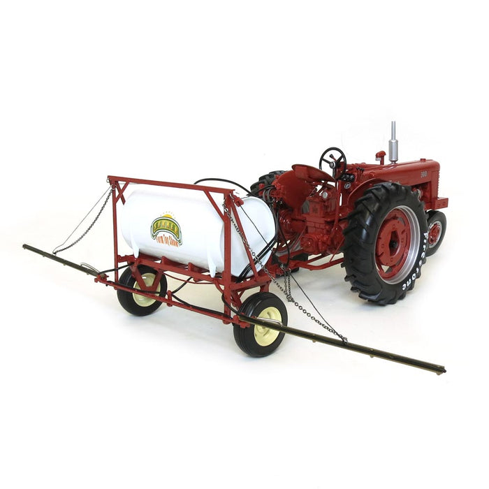 1/16 IH Farmall 300 Narrow Front with Firestone Tires & Pull Type Sprayer, 2009 Summer Farm Toy Show
