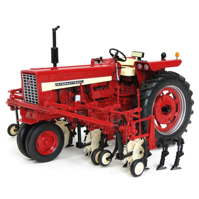 1/16 International Harvester Farmall 544 Gas Narrow Front Tractor with Four Row Cultivator by SpecCast