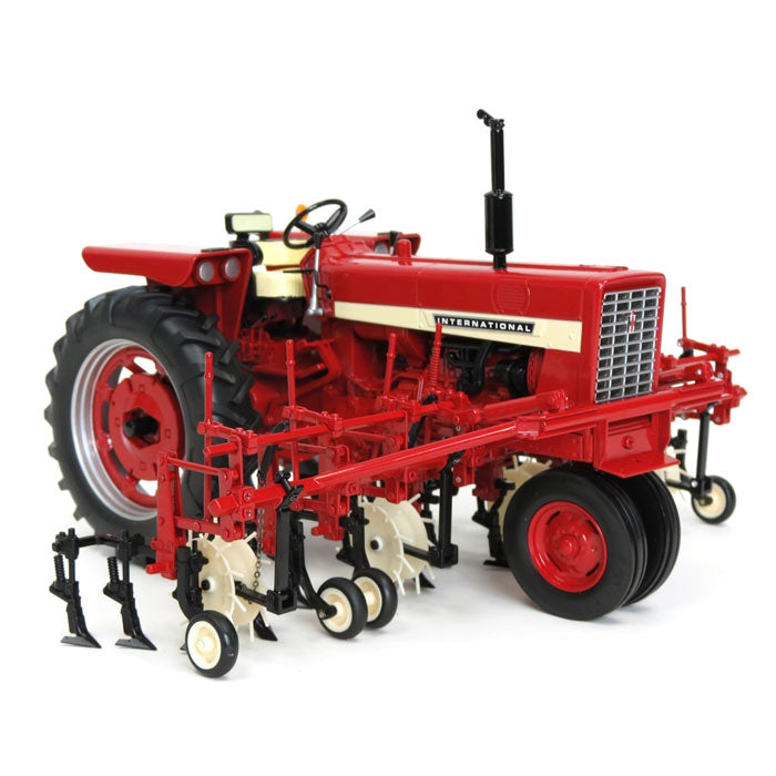 1/16 International Harvester Farmall 544 Gas Narrow Front Tractor with Four Row Cultivator by SpecCast
