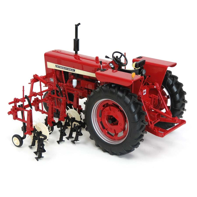 1/16 International Harvester Farmall 544 Gas Narrow Front Tractor with Four Row Cultivator by SpecCast