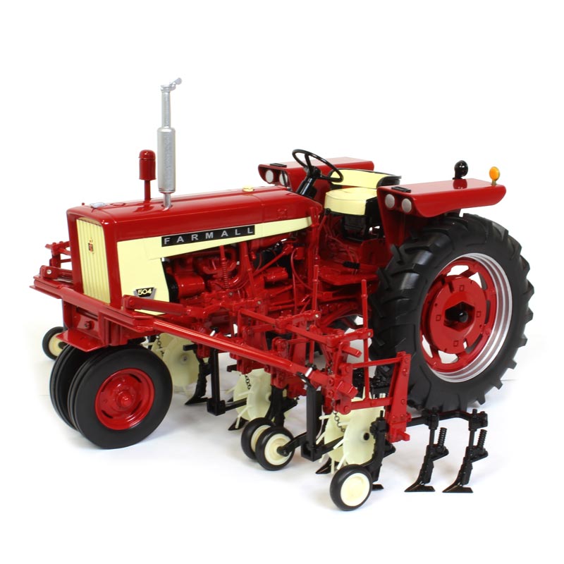 1/16 International Harvester 504 Narrow Front Tractor with 468 Cultivators by SpecCast