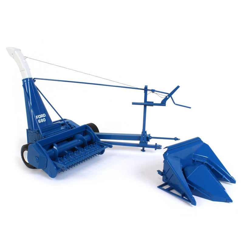 1/16 Limited Edition Ford 680 Forage Harvester with Corn & Hay Heads by SpecCast, 1 of 750
