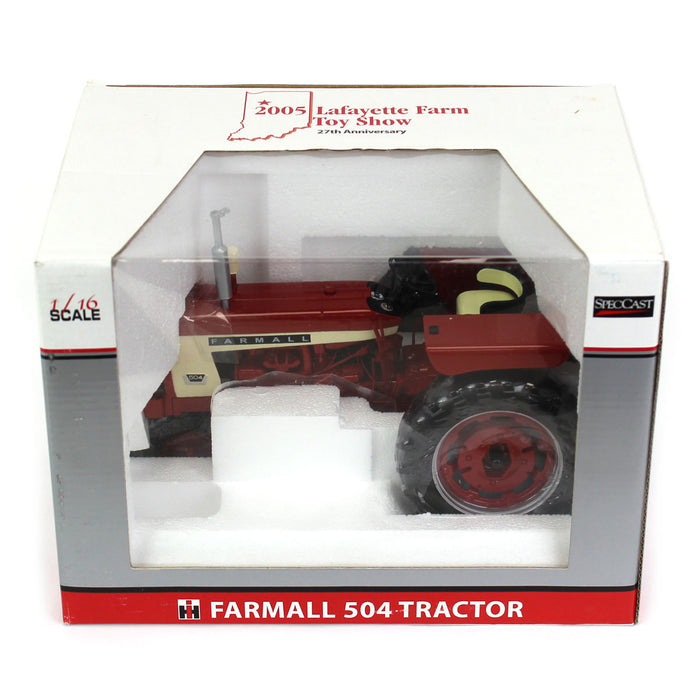 1/16 High Detail Farmall 504 Gas Narrow Front, 2005 Lafayette Farm Toy Show