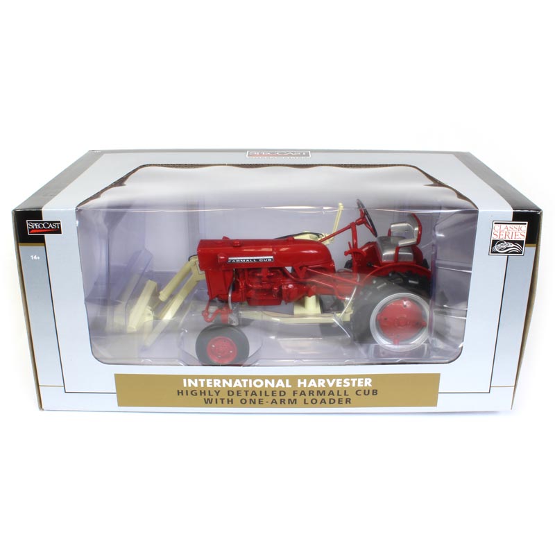 1/16 High Detail 1977 International Harvester Farmall Cub Tractor with One-Arm Loader by SpecCast