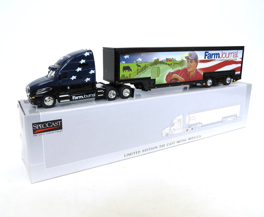 1/64 Farm Journal  Limited Edition Kenworth T2000 with Featherlite Trailer Bank