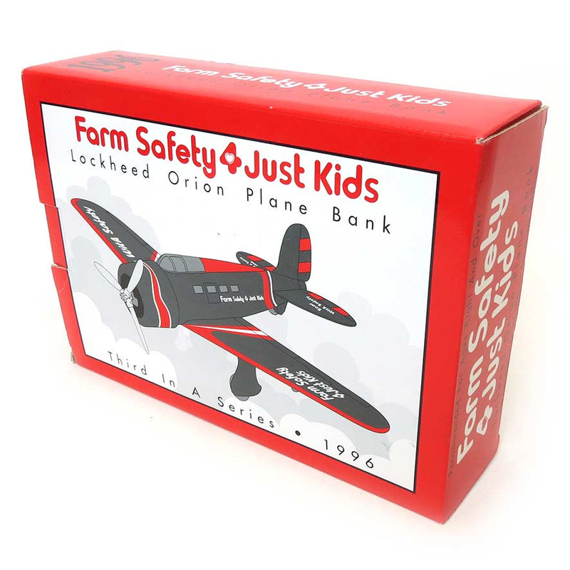 Lockheed Orion Airplane Bank, Farm Safety, 3rd in a Series 1996
