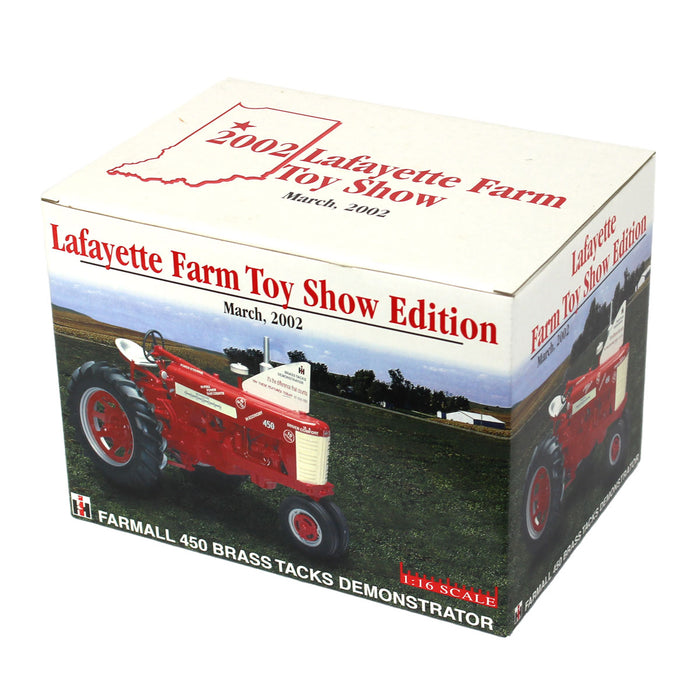 1/16 IH Farmall 450 Brass Tacks Demo, 2002 Lafayette Farm Toy Show