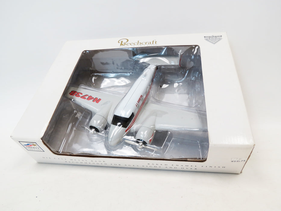 JI Case Co. Beechcraft Model 18 Twin Beech Airplane Bank