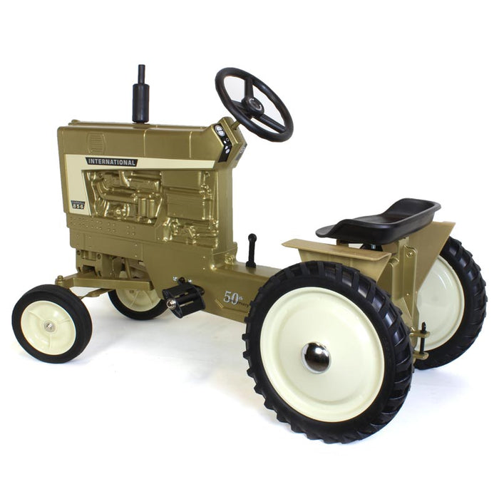 International Harvester 856 Wide Front Pedal Tractor, 50th Anniversary Gold Paint