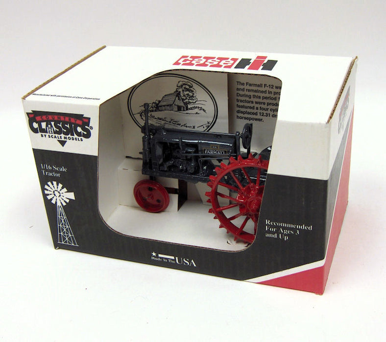 1/16 IH Farmall F-12 Grey on Red Wheels