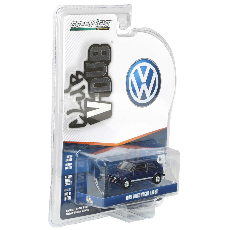 1/64 1979 Volkswagen Rabbit, Tarpon Blue, Club Vee-Dub Series 13