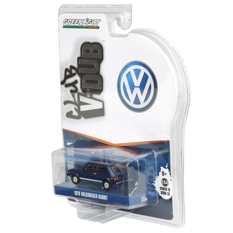 1/64 1979 Volkswagen Rabbit, Tarpon Blue, Club Vee-Dub Series 13