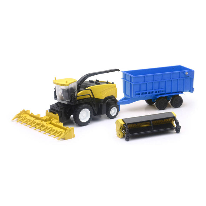 1/62 New Holland RF850 Harvester with Dump Cart by New Ray