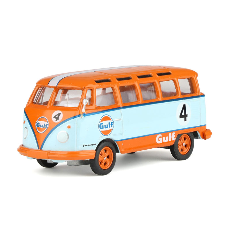 1/64 1964 Volkswagen Samba Bus, Gulf Oil Racing #4, Club Vee-Dub Series 16