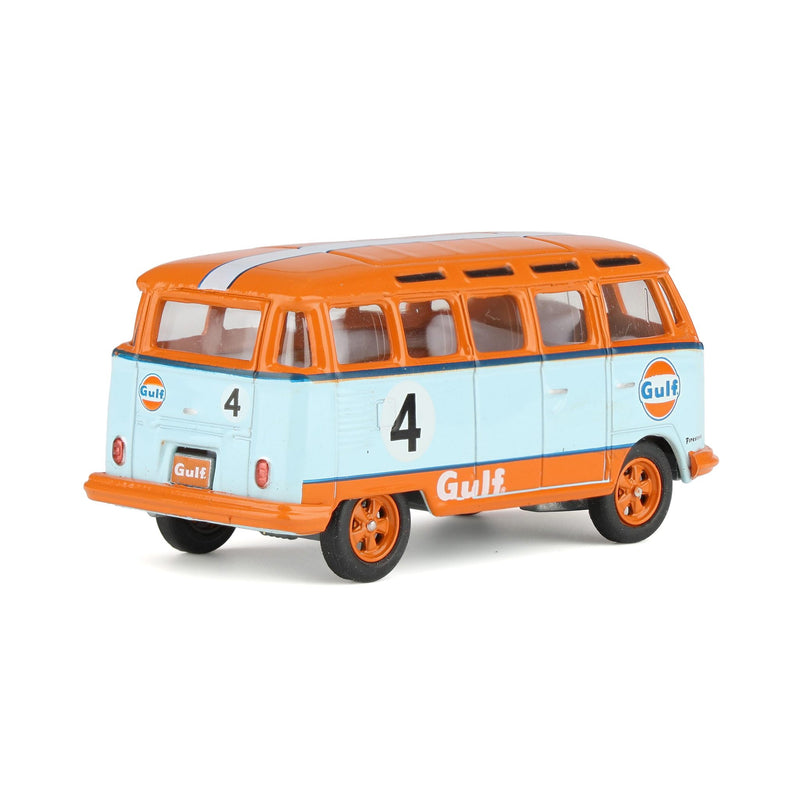 1/64 1964 Volkswagen Samba Bus, Gulf Oil Racing #4, Club Vee-Dub Series 16