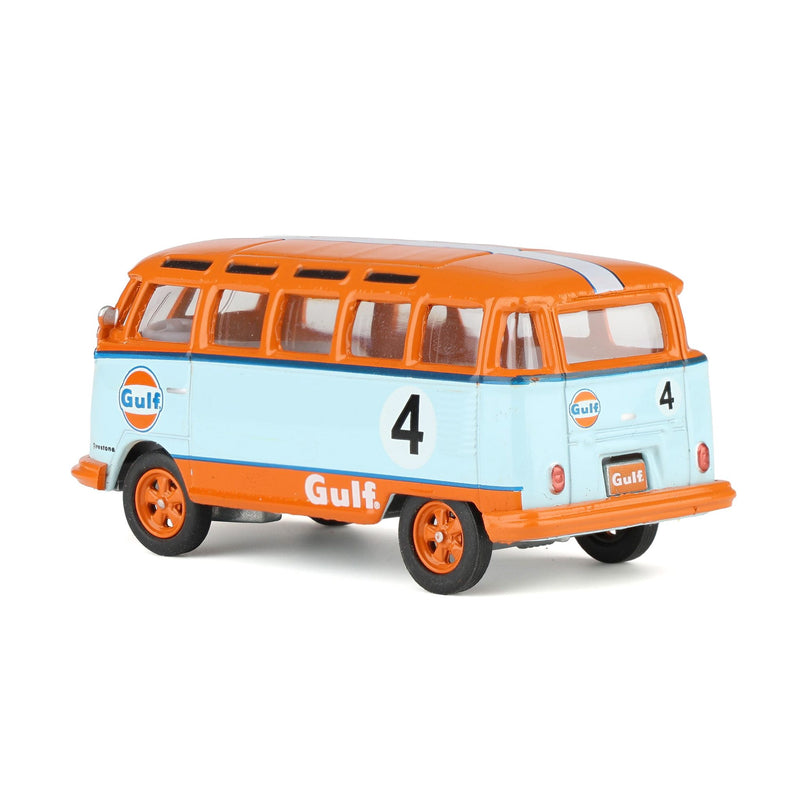 1/64 1964 Volkswagen Samba Bus, Gulf Oil Racing #4, Club Vee-Dub Series 16