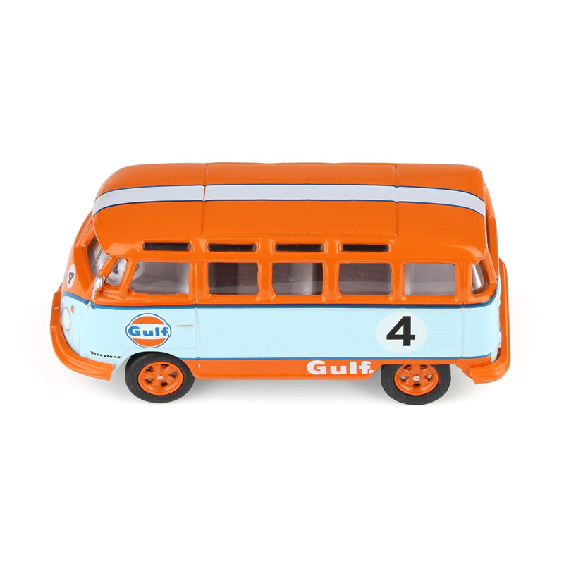 1/64 1964 Volkswagen Samba Bus, Gulf Oil Racing #4, Club Vee-Dub Series 16