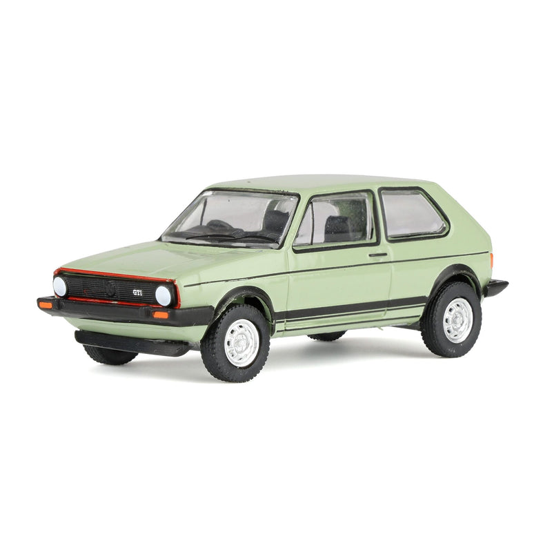 (B&D) 1/64 1979 Volkswagen Golf GTI, Inari Silver Metallic, Club Vee-Dub Series 16 - Damaged Box