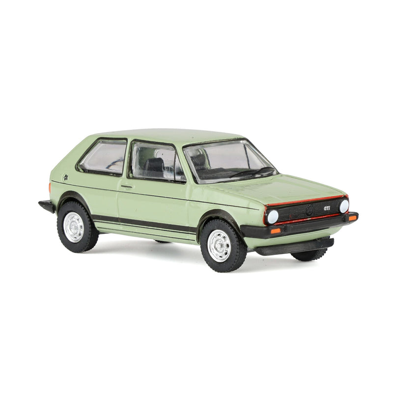 (B&D) 1/64 1979 Volkswagen Golf GTI, Inari Silver Metallic, Club Vee-Dub Series 16 - Damaged Box