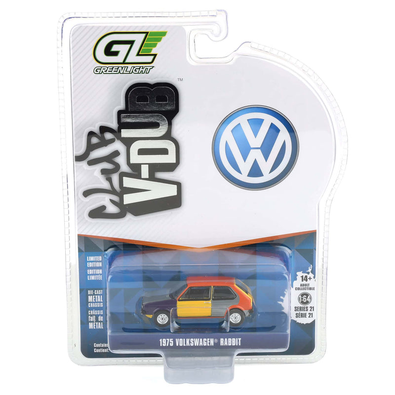 Raw Chase ~ 1/64 1975 Volkswagen Rabbit Harlequin Tribute, Club Vee-Dub Series 21
