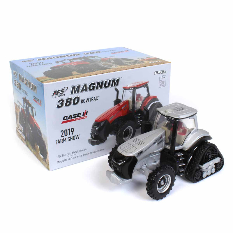 Silver Chase Unit ~ 1/64 Case IH 380 Magnum RowTrac by ERTL, 2019 Farm Show Limited Edition